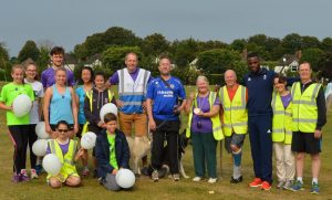 Josh Buatsi group photo park run